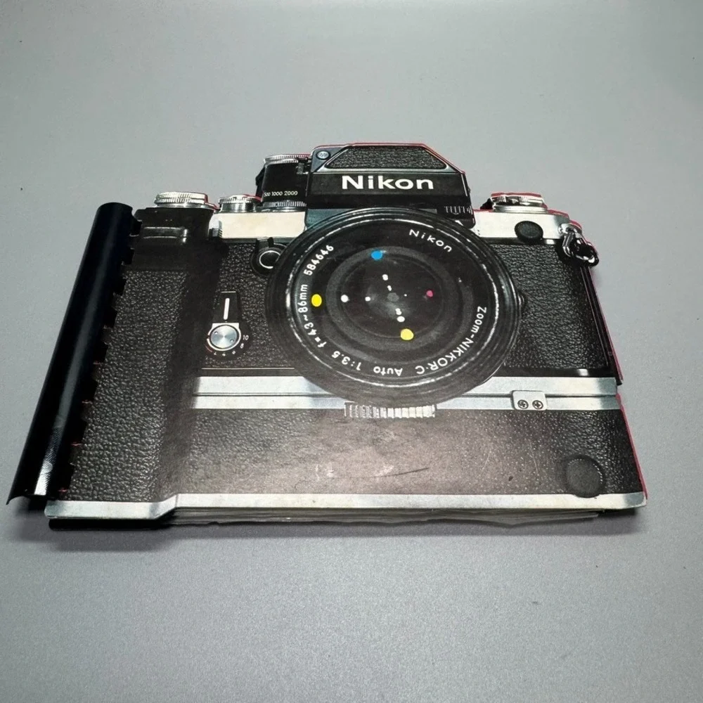 Vintage Nikon F2 Camera Photo Album - German Harlekin 1982  - Gift for collector